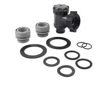 Wlinfetity Soupape de rechange pour pompe de filtre de piscine Coleman, compatible avec 25076RP, comprend une valve de commutation et des connecteurs