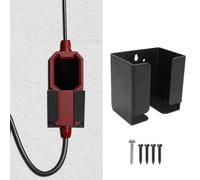 Wlinfetity Support de chargeur EV pour J1772 et pour support mural TESLA - Organiseur de station de charge en acier pour intérieur et extérieur, noir