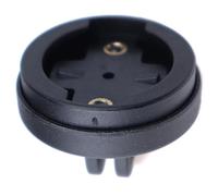 Wlinfetity Support de fixation pour ordinateur de vélo Garmin Bryton WAHOO, support en métal de 36,5 mm compatible avec double compteur de pied, noir