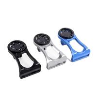 Wlinfetity Support de phare de vélo pour Cateye, Bryton, Garmin pour ordinateur de vélo - Support d'extension en plastique avec lampe de poche et support d'appareil photo, noir