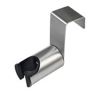 Wlinfetity Support de pommeau de douche en acier inoxydable avec crochet, acier inoxydable 304 résistant à la rouille, pour pulvérisateur de douche à main et bidet, 2 façons d'installation pour salle
