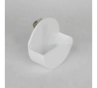 Wlinfetity Support pour pare-soleil de voiture imprimé en 3D avec clip solide pour boîtes de trempage standard, matériau ABS, anti-hochet, convient pour un usage quotidien (blanc)