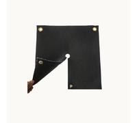 Wlinfetity Tampon de soudage ignifuge en fibre de verre 31 x 31 cm - Isolation thermique et protection de tuyau pour soudage, outils CVC, avec trous de suspension, noir