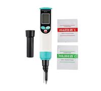 Wlinfetity Testeur de pH numérique avec sonde de température pour les aliments et le sol, étanche, pour calibrage automatique, matériau ABS, compatible avec levain, aliments fermentés, jardinage - 1