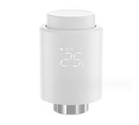 Wlinfetity Valve de radiateur intelligente Zigbee 3.0 avec contrôle par application, compatible avec Alexa, adaptateur M30 x 1,5, protection contre le gel et détection de fenêtre pour Smart Home (B)