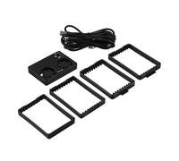 Wlinfetity Ventilateur de refroidissement externe avec batterie intégrée, radiateur compact 70 x 50 x 14 mm pour prise de vue continue, refroidissement alimenté par USB compatible avec les caméras à