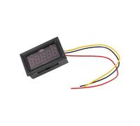 Wlinfetity Voltmètre numérique 0-33 V CC avec affichage LED à 5 chiffres pour une mesure précise de la tension dans l'industrie et l'atelier, sensibilité automatique et protection contre l'inversion