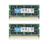 Wlizedle 8Go Kit (2x4Go) DDR3/DDR3L Laptop Mémoire RAM 1600MHz CL11 SODIMM Module de Mémoire PC3-12800/PC3L-12800 204-Pin 1,35V/1,5V Notebook Memory Upgrade pour Ordinateur Portable, Vert