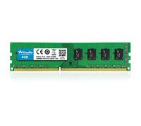 Wlizedle DDR3/DDR3L Mémoire RAM 8Go 1600MHz CL11 UDIMM Module de Mémoire PC3-12800/PC3L-12800 240-Pin 1,35V/1,5V pour Ordinateur de Bureau, Vert