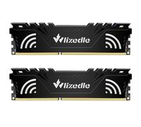 Wlizedle DDR3 Mémoire RAM 16Go Kit (2x8Go) 1600MHz CL11 UDIMM Module de Mémoire PC3-12800 240-Pin 1,5V pour Ordinateur de Bureau, Noir