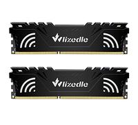 Wlizedle DDR3 Mémoire RAM 8Go Kit (2x4Go) 1600MHz CL11 UDIMM Module de Mémoire PC3-12800 240-Pin 1,5V pour Ordinateur de Bureau, Noir