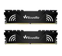 Wlizedle DDR4 3200MHz Mémoire RAM 16Go Kit (2x8Go) XMP 2.0 CL16 UDIMM Module de Mémoire PC4-25600 288-Pin 1,35V pour Ordinateur de Bureau, Noir