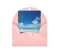 WLKSNBVD Carte de vœux avec enveloppes - Carte blanche « Thinking of You » - 10,2 x 15,2 cm - Cartes vierges pour anniversaire, fête prénatale, félicitations, mariage, remerciements, toutes occasions