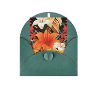 WLKSNBVD Carte de vœux avec enveloppes, fleurs et carte hawaïenne « Thinking of You » - Carte vierge pour anniversaire, fête prénatale, félicitations, mariage, remerciements, toutes occasions