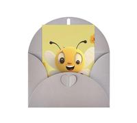 WLKSNBVD Carte de vœux avec enveloppes Happy Bee Thinking of You - Carte vierge pour anniversaire, fête prénatale, félicitations, mariage, remerciements, toutes occasions