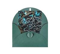 WLKSNBVD Carte de vœux avec enveloppes Motif codage Carte « Thinking of You » - Carte vierge pour anniversaire, fête prénatale, félicitations, mariage, remerciements, toutes occasions