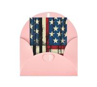 WLKSNBVD Carte de vœux avec enveloppes - Motif drapeau « Thinking of You » - Carte vierge pour anniversaire, fête prénatale, félicitations, mariage, remerciements, toutes occasions