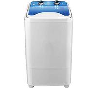 WLL-DP Machine à Laver Portable 7 kg capacité Totale Lavage de cuve Unique déshydratation essorage Nettoyage en Profondeur Compact pour Les dortoirs de Camping Appartements Chambres,Bleu
