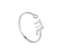 WLLDDDIU Bague Constellation 12 Signes Du Zodiaque pour Femme en Argent Sterling 925, Réglable, Anneau Ouvert et Empilable, Bijoux Délicats et Tendance, Cadeaux en Argent Capricorne