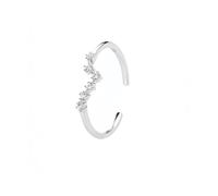 WLLDDDIU Bague en Argent Sterling 925 avec 12 Signes Du Zodiaque pour Femme, Anneau de Pouce Ouvert Réglable, Fin et Empilable, avec Horoscope et Zircone Cubique, Bijoux de Mariage, Cadeaux pour El