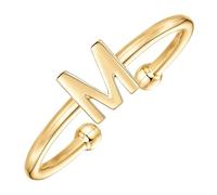 WLLDDDIU Bague Ouverte en Argent Sterling 925 avec Initiale pour Femme, Plaquée Or 14 Carats, Fine Bague Alphabet, Empilable, Ajustable, Bijou Délicat, Tendance, Cadeau, Lettre B