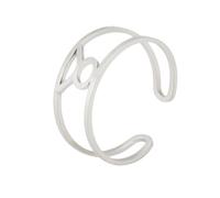 WLLDDDIU Bague Ouverte en Argent Sterling 925 pour Femme, Bijou Fait Main, Large et Réglable, avec 12 Constellations, Signe Du Zodiaque, Idéal Comme Cadeau D'Anniversaire.