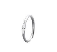 WLLDDDIU Bagues Ouvertes Réglables en Argent Sterling 925 pour Femmes, Empilables, Lettres de L'Alphabet de A À Z, Fines, Délicates, Simples, Chevalières, Bijoux pour Mariage, Promesse D'Éterni