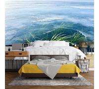 WLLDDDIU Fresque Murale Rivière Gelée Autocollante, Papier Peint Autocollant 159X280cm(WxH) Vinyle Imperméable Amovible, Paysage Naturel, Grande Illustration Murale pour Chambre Salon Décoration