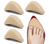 WLLHYF 2 paires de coussinets en éponge souple ajustables pour chaussures, coussinets unisexes pour chaussures à talons hauts, pour femmes, afin d'adapter les chaussures à la taille des pieds.(peau)