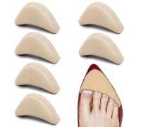 WLLHYF Lot de 2 paires de coussinets réglables en éponge douce pour gros orteil - Coussinets unisexes trop grands pour soulager les douleurs au pied - Réutilisables - Pour s'adapter aux grandes