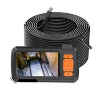 WLLKIY Caméra Endoscopique avec Écran De 4.3 Pouces Remplaçable, Câble Rigide De 1 À 100 Mètres, HD1080P, Lentille De 8MM, Inspection De Tuyaux, Endoscope USB LED, 2600mAh(20m)