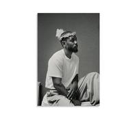 WLLKIY Kendrick Poster mural vintage sur toile avec collage de musique de Lamar Rapper 30 x 45 cm