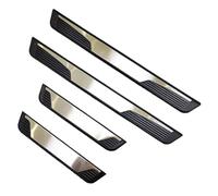 WLLLLa 4 Pièces Garnitures De Seuil Portière Voiture pour HR-V III 2024 2023 2022 2021,Anti-Coup de Pied Anti-Rayures Pédale Antidérapant Accessoires,D-Silver