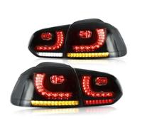 WLLLLa Feux Arrière De Voiture pour VW Golf 6 MK6 2010 2011 2012 2013 2014,Voiture Arrière Extérieur Feu Arrière Ensemble Feu Stop Feu Recul Feu,Smoked