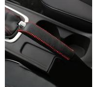 WLLLLa Housse de Frein à Main de Voiture,pour Ford Focus 2 3 1 Mondeo MK4 Fiesta Transit Fusion Kuga,Poignées de Frein à Main AntiDéRapant Voiture Protecteur Frein à Main,Red