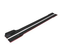WLLLLa Jupes Latérales de Voiture pour VW Golf 6 Sport 2008-2012,Antidérapant Anti-Rayures Automobile latérales becquet d'aile de Jupe latérale,C-Red-2M