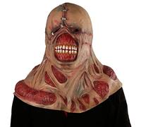 WLLLTY Masque d'Halloween zombie effrayant Tyrant Horreur Cosplay Nemesis Accessoire de costume en latex