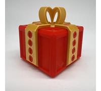 WLLWMYLY Boîte Cadeau Really Annoying, Coffrets Cadeaux Surprise Parfaits pour Les Anniversaires, Noël, Halloween et Les remises de diplômes, (Or et Rouge, 8cm)