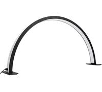 WLLWMYLY Lampe demi lune onglerie, Trois types de lumière réglableslampe demi lune, Pour la beauté, les cils, les ongles, les lèvres, les tatouages (Couleur noire, 55cm)