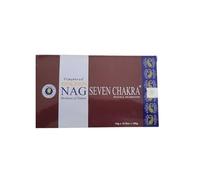 WLM Boite d'encens de 12 étuis Golden Nag 7 Chakras