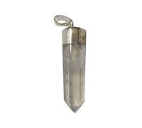 WLM Pendentif en Pointe Cristal de Roche