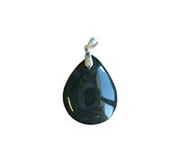 WLM Pendentif goutte avec bélière en Obsidienne oeil céleste