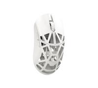 wlmouse Beast X Pro - Magnésium Souris Gaming Ultra-Légère 41g, Solid Sides, 125-8000Hz, Switchs Optiques Omron, Dongle 8K Inclus (Blanc)