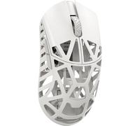 WLMOUSE Beast X Pro Souris de jeu ultra légère avec magnésium, 39 g, avec capteur de sondage 8K, PAW3950 HS, 750 IPS, côté ventilé et côté fermé, interrupteur OM et TTC, blanc (interrupteur OM