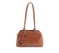 WLNEXT à main coréen tendance rétro en cuir PU, à bandoulière léger pour le travail, le bureau, essentiel quotidien, à main souple