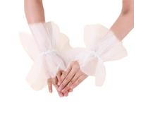 WLNEXT Bracelet de mariée avec perles volantées élaborées pour fête de mariage, enterrement de vie de jeune fille