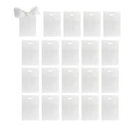WLNEXT De 20 Cartes de Mariage Vierges avec des décorations de Ruban élégantes pour Les Marque-Places d ' Invitation et Les décorations de fête Vide élégant pour Les Mariages