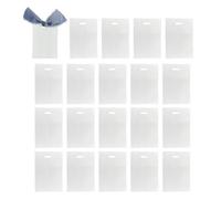 WLNEXT De 20 Cartes de Mariage Vierges avec des décorations de Ruban élégantes pour Les Marque-Places d ' Invitation et Les décorations de fête Vide élégant pour Les Mariages