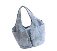 WLNEXT seau moderne pour femmes, à main brodé élégant, conception à entrée rapide, sacs à poignée supérieure pour les navetteurs et les acheteurs Women ' s Embroidery Handbag