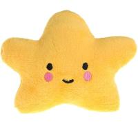 WLngtv 1 jouet couineur en peluche jaune pour chien, jouet interactif à mâcher pour animal de compagnie, chiot et animal de compagnie